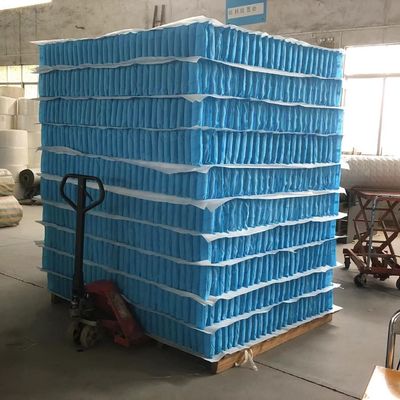 Unidad de resorte de bolsillo de colchón de alambre de acero de alto carbono con opciones de zona 1/3/5/7 para un soporte óptimo