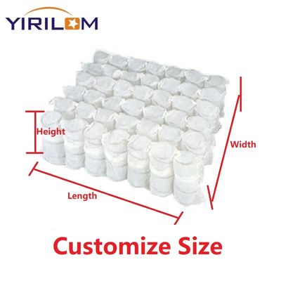 Rollo de resorte de bobina de bolsillo para uso en el colchón de la unidad de resorte de bolsillo