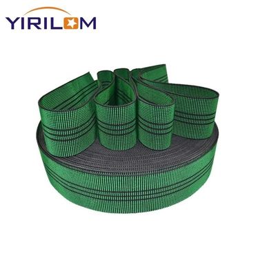 Fabrica directa 50mm verde elástica de la cuerda de la telaraña para tapicería Muebles de espalda Sofá