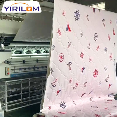 Tejido de colchón suave y duradero con logotipo y color personalizados