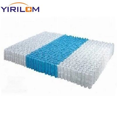 Colchones de primavera de fábrica personalizado Zona de 2.0 mm tamaño King colchón de bolsillo de primavera unidad