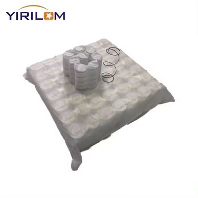 Rollo de alambre de acero personalizado de 1,8 mm empaquetado en bobina independiente, muelles de bolsillo para cojines de sofá