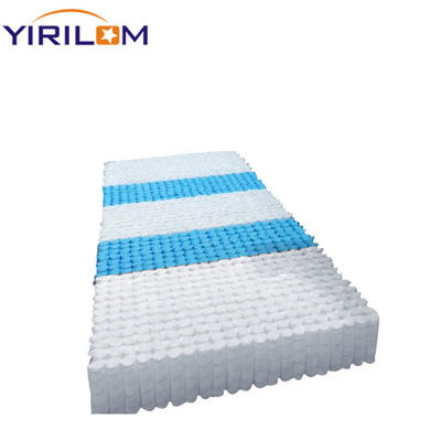 Personalizar 1.8mm doble tamaño 1-3-5-7 Zona de bolsillo de la unidad de resorte para colchón