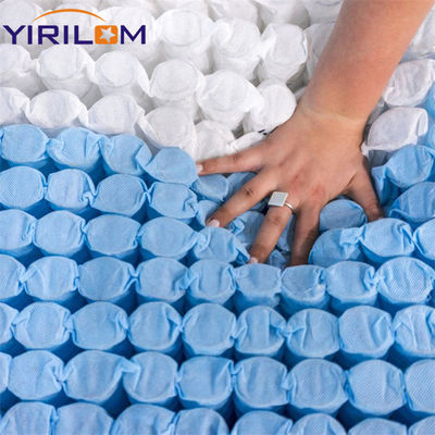 Suministrador de resorte de bolsillo Unidad de resorte de bolsillo de colchón de zona de 2.0 mm personalizada