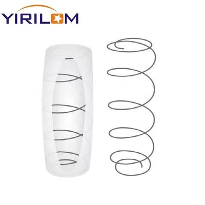 Primaveras de acero de 1.8 mm personalizadas Primavera de bolsillo para el cojín del sofá con resortes templados