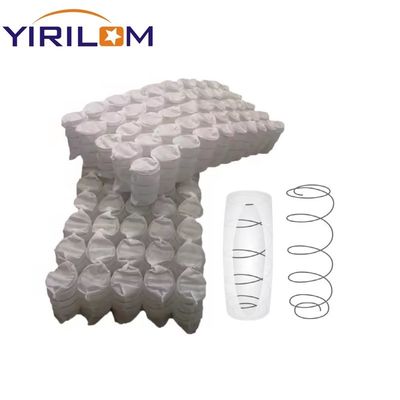 Muelle de bolsillo tamaño personalizado 18 * 18 * 4 pulgadas Muelle de bolsillo para el cojín del sofá