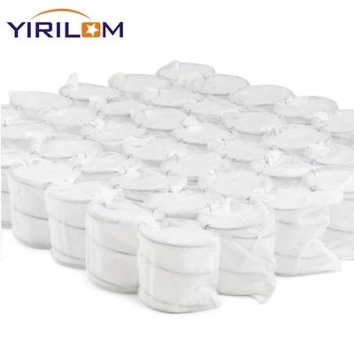 Fábrica de sopas personalizadas bolsillo de resorte 1.8mm 4 pulgadas altura bolsillo de resorte para el cojín del sofá