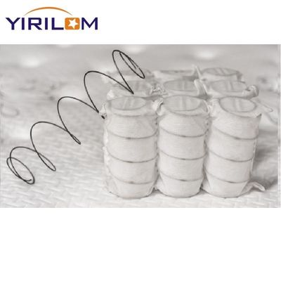 Fábrica de sopas personalizadas bolsillo de resorte 1.8mm 4 pulgadas altura bolsillo de resorte para el cojín del sofá