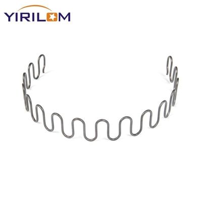 Diámetro de alambre negro de 3.8 mm Zig Zag Primavera para sofá o silla de cama