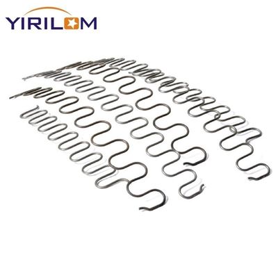 Diámetro de alambre negro de 3.8 mm Zig Zag Primavera para sofá o silla de cama