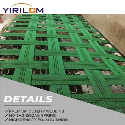 50mm PE Sofa Webbing Tape cinturón de asiento &amp; Sofa Webbing Roll Muebles de accesorios