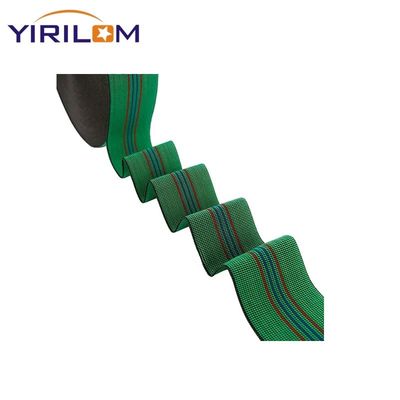 1.4mm-1.5mm de espesor de sofá telaraña de material de caucho de polipropileno en color verde para sus necesidades