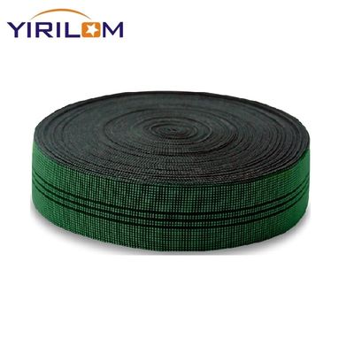 1.4mm-1.5mm de espesor de sofá telaraña de material de caucho de polipropileno en color verde para sus necesidades