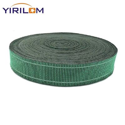 1.4mm-1.5mm de espesor de sofá telaraña de material de caucho de polipropileno en color verde para sus necesidades