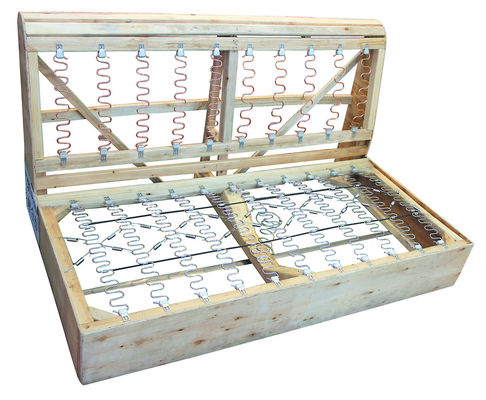 Muelle de zigzag duradero con diámetro de alambre personalizable y altura de arco para accesorios de muebles de sofá