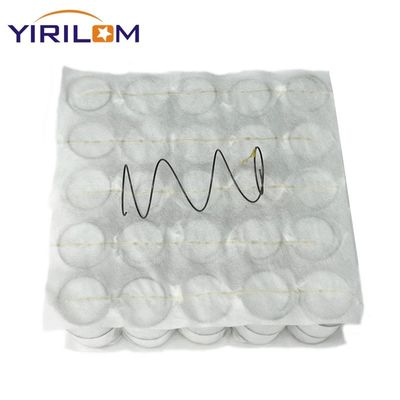 18 * 18 pulgadas de acero de carbono alto con 80gm de tejido Unidad de resorte de bolsillo para asientos de sofá