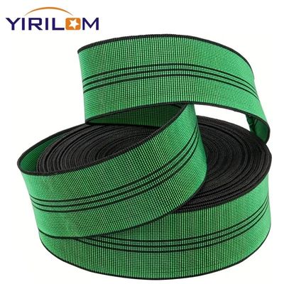 1.5 mm de espesor Tejido de caucho elástico importado con poliéster para el sofá de muebles