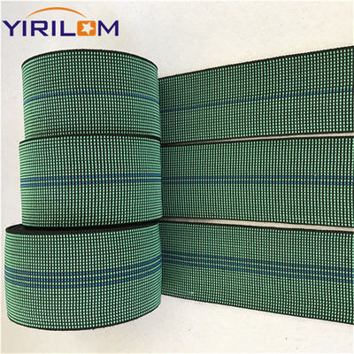 5.0cm de ancho Tejido de goma elástica con poliéster de nylon para accesorios interiores del sofá
