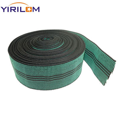 5.0cm de ancho Tejido de goma elástica con poliéster de nylon para accesorios interiores del sofá