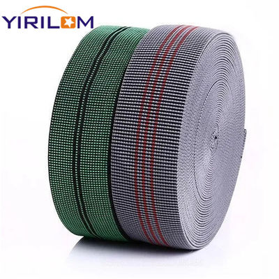 2 pulgadas de ancho elástico de sofá con tela de poliéster de nylon para soporte y reparación de muebles