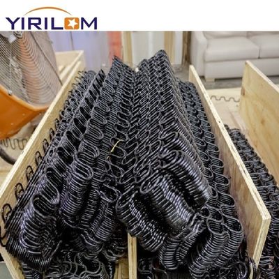 Pintura negra S en forma de serpiente Primavera de 3,0 mm Zigzag Primavera para colchón y sofá Primavera