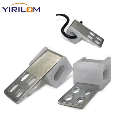 4 agujeros de metal plástico Zig Zag Clip de resorte para fijación Grapa De Resorte Para Sofá Clip de resorte de cama