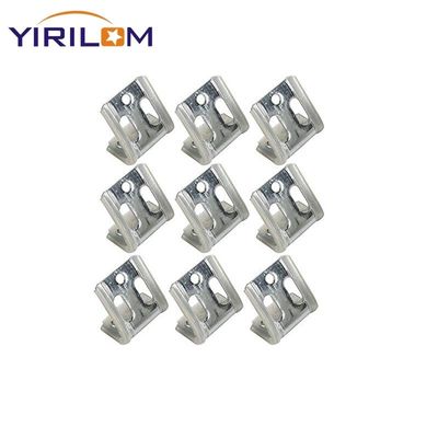 4 agujeros de metal plástico Zig Zag Clip de resorte para fijación Grapa De Resorte Para Sofá Clip de resorte de cama