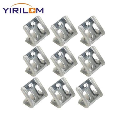 4 agujeros de metal plástico Zig Zag Clip de resorte para fijación Grapa De Resorte Para Sofá Clip de resorte de cama