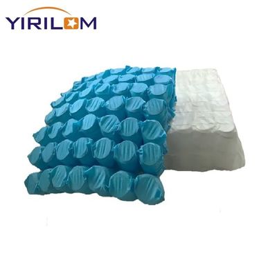 De color blanco o azul personalizado de 1,8 mm de diámetro de alambre bobinas de resorte de bolsillo elástico para el cojín del sofá