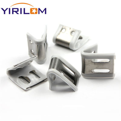 Accesorios para el sofá Clip de resorte de 4 agujeros revestido con zinc para fijar firmemente los resortes en forma de serpiente