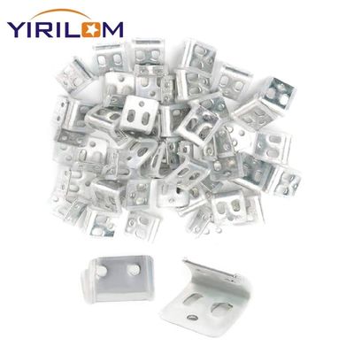 Accesorios para sofás duraderos 4 agujeros de resorte de 0,8 mm/1,0 mm de espesor para muebles
