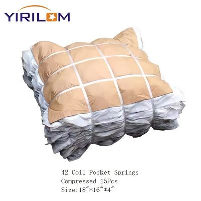 80 g/m2 Sofá de tejido de bolsillo de resorte para asientos cómodos y duraderos