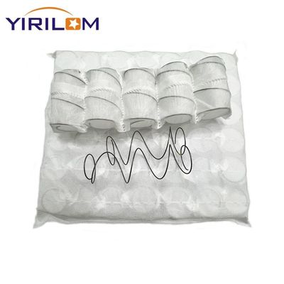 Soporte y confort superior Sofá de bolsillo bobinas de resorte con 80 g/m2 de tejido tejido para asientos personalizables