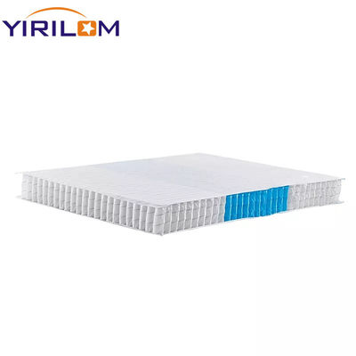 Colchones blancos con bobinas de bolsillo de resorte duraderas para muebles domésticos