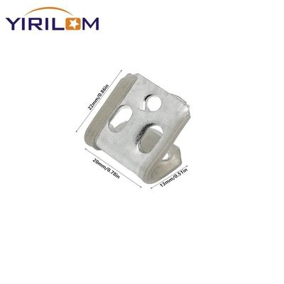 5 agujeros de zinc recubierto de medio plástico cubierto de resorte clip para el sofá Zig Zag resortes