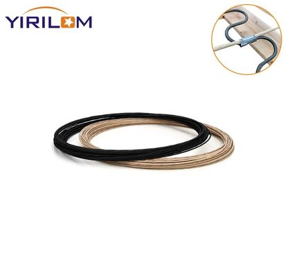 1.6 mm 2 mm de plástico y papel cubierto de alambre para el sofá Zigzag fijación de muelles