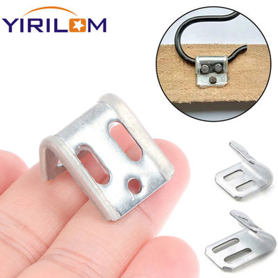 Accesorios para el sofá 4 5 agujeros de plata pinzas de resorte Zigzag
