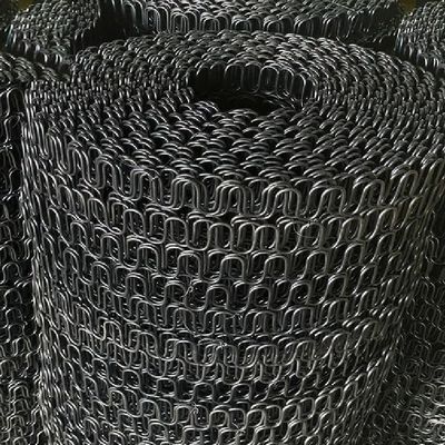 4-8 bobinas de rodadura Zigzag Sofa Primavera Negro Zigzag