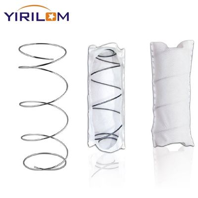 Sofá de acero de 1,8 mm y 2,0 mm de tamaño personalizado Unidad de resorte de bolsillo para el sofá con tejido tejido y diseño de bolsillo individual