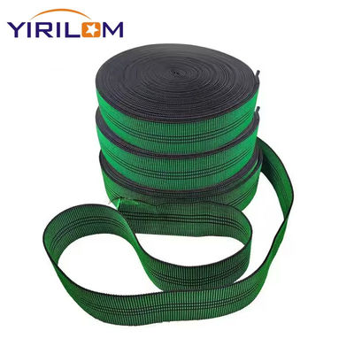 Fabricantes Sofá banda elástica banda elástica accesorios de telar 50 metros / rollo de telar elástico alto