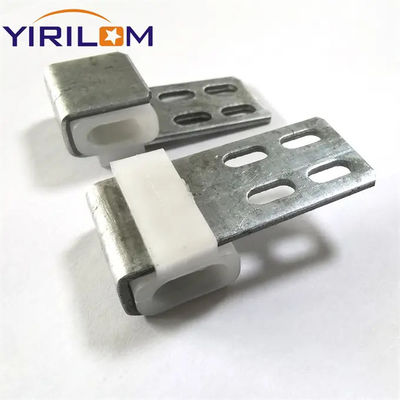 4 agujeros diseño moderno Zigzag soporte de sofá clips de metal plástico compuesto para sofás
