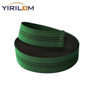 Fabrica directa 50mm verde elástica de la cuerda de la telaraña para tapicería Muebles de espalda Sofá