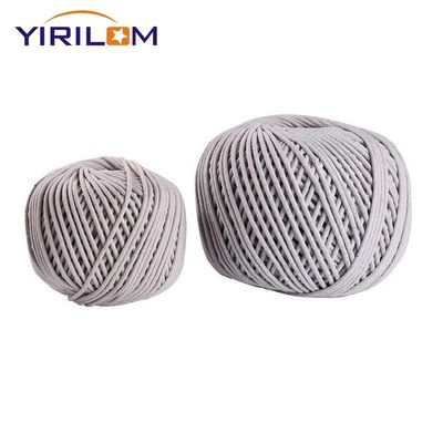 Venta al por mayor de accesorios para muebles de cuerda de tubería de algodón natural de 4 mm
