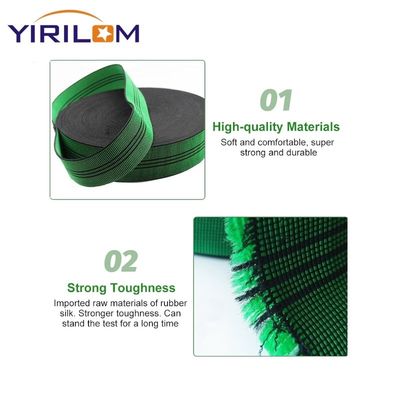 Cinturón de látex de 70 mm de costumbre Tapicería Cinturón elástico para reparar el sofá el sofá el salón
