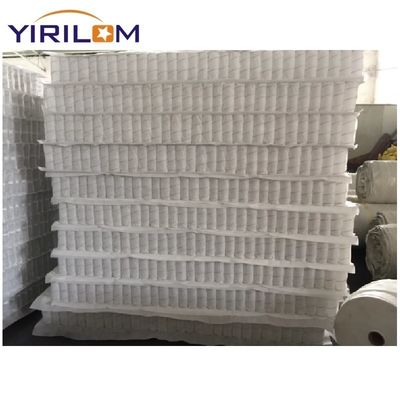 Unidad de resortes ensacados blancos de 2,0 mm para colchones y muebles a medida