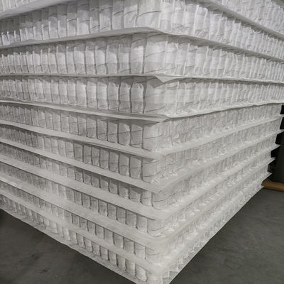 Unidad de resortes ensacados blancos de 2,0 mm para colchones y muebles a medida