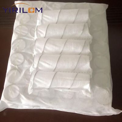 Muelles de sofá personalizados con resortes ensacados, alambre de acero, altura de 6-23 cm, tela no tejida