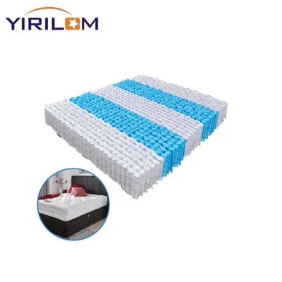 Unidad de colchón de resorte de bolsillo de tamaño King 1.8mm alambre de acero 5.5 giros
