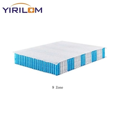 Unidad de colchón de resorte de bolsillo de tamaño King 1.8mm alambre de acero 5.5 giros