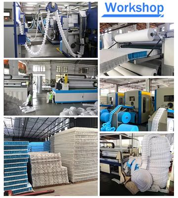 Unidad de resorte de bolsillo saludable colchón cómodo resorte de bobina de bolsillo